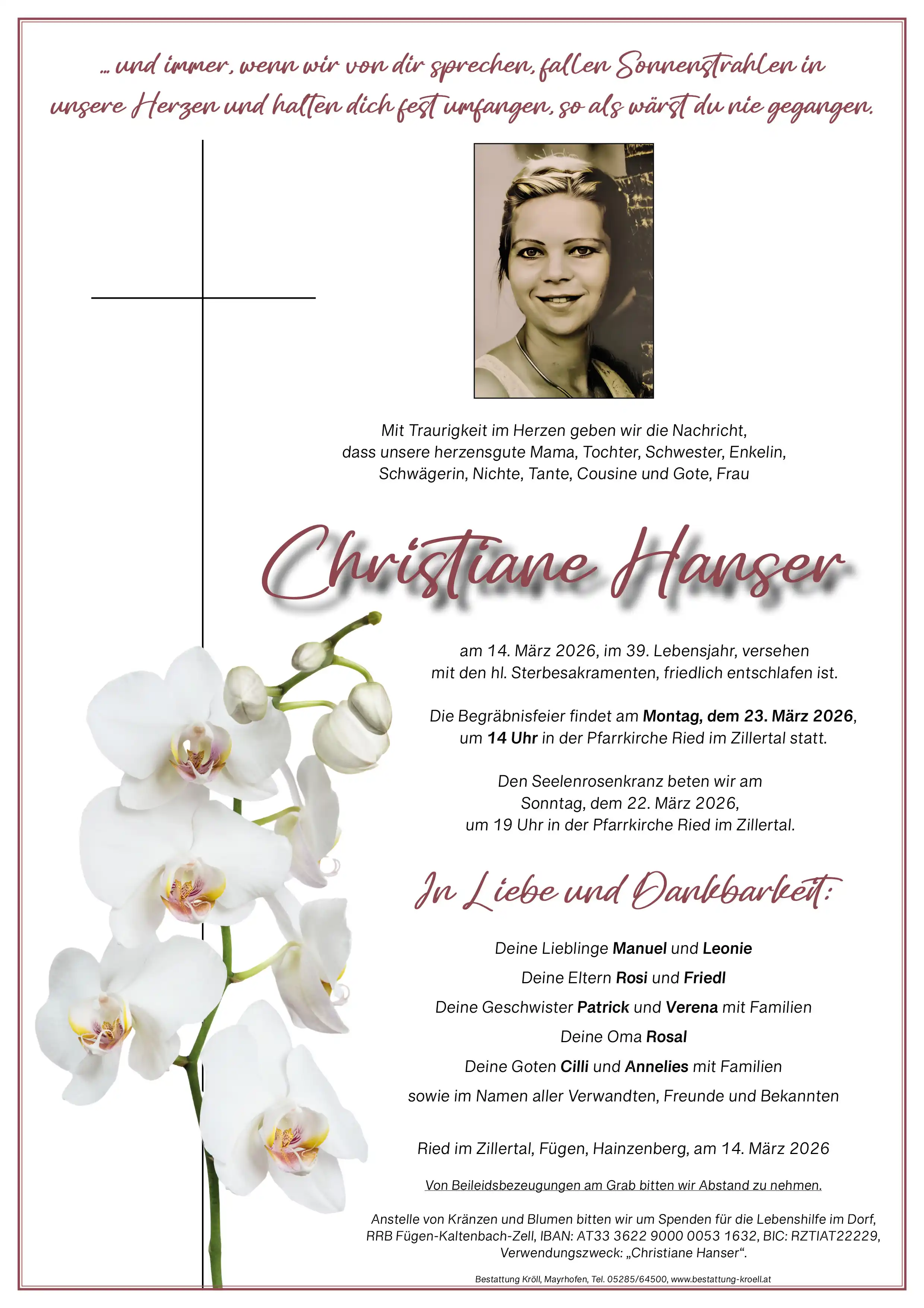 Parte von Christiane Hanser